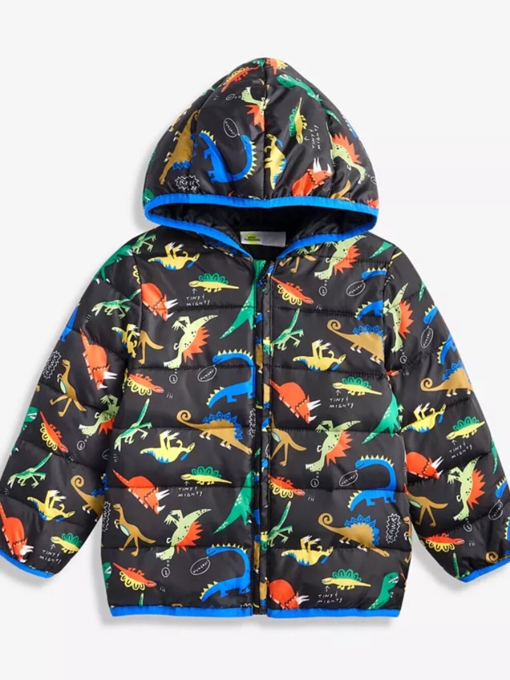 Epic Threads NWT 3T Lightweight Packable Dinosaur Jacket with Carrying Bag
